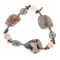 Earth's Jewels Semi-Precious Natural Jasper Pink Stretch Bracelet